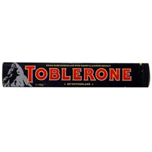 Toblerone Dark Chocolate 100g Triangular Shape 3.52 Ounce Pack of 1