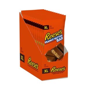 REESE'S XL Milk Chocolate Peanut Butter Candy Bars 4.25 oz (12 Count)