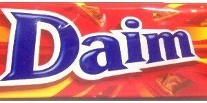 Daim Candy Bar Almond Milk Chocolate 3.5oz Imported Sweden