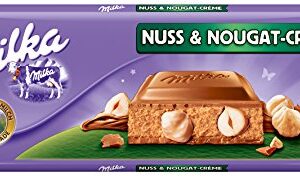 Milka Nuss-Nougat Creme 300g - Creamy Chocolate Delight with Hazelnut
