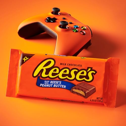 REESE’S XL Milk Chocolate Peanut Butter Candy Bars 4.25 oz (12 Count ...