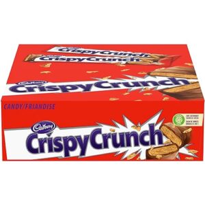 Crispy Crunch Chocolate Bar 24pk 48g Made in Canada Cadbury