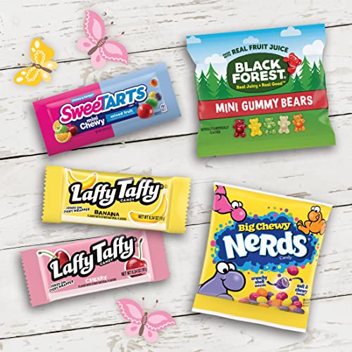 SweeTARTS, Black Forest, Laffy Taffy & Nerds Easter Egg Filler Variety