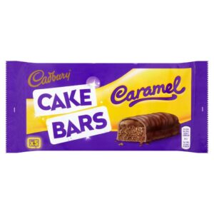 Cadbury Caramel Cake Bars 5 Pack 150g - Milk Chocolate Caramel Flavor