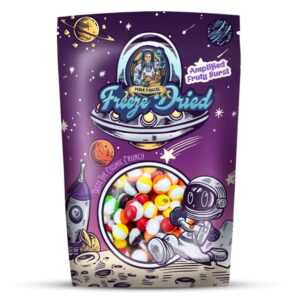 Freeze Dried Skittles 10 oz Resealable Bag | Crunchy Amplified Fruity Burst