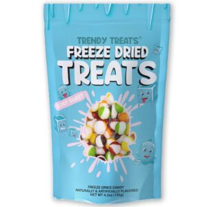 Trendy Treats Freeze Dried Candy - Fun, Exotic & Weird - 4.2oz Resealable Packaging