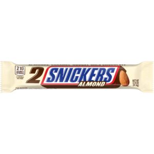 SNICKERS Almond Chocolate Candy Bars 3.23-Oz 24-Count Box