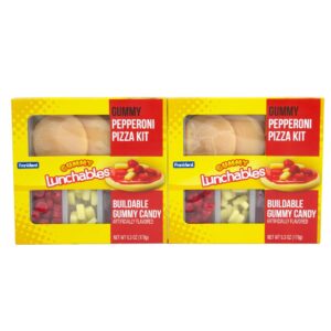 Kraft Lunchables Gummy Pepperoni Pizza Kit 2pk 12.6oz Fruit Flavored
