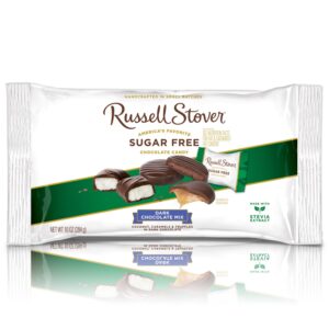 Russell Stover Sugar-Free Dark Chocolate Mix 10oz Candy Stevia Sweetened
