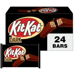 KIT KAT Dark Chocolate Wafer Candy Bars 1.5 oz (24 Count) Bulk Pack
