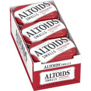 Altoids Smalls Peppermint Breath Mints 9 Count Sugarfree Freshener