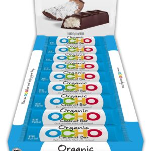 Organic Coconut Candy Bar, Dark Chocolate, 1.5oz (Pack of 18)