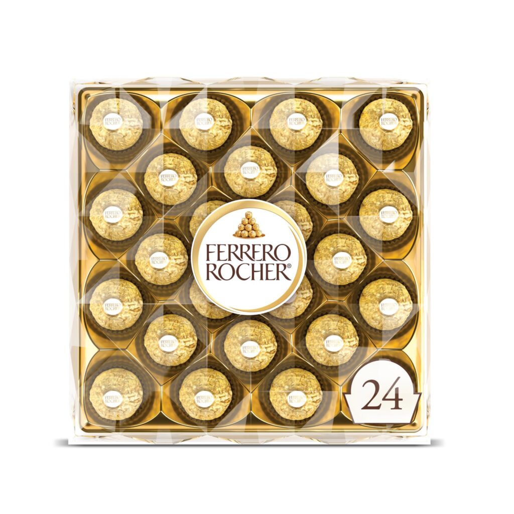 Ferrero Rocher 24-Count Premium Gourmet Milk Chocolate Hazelnut Easter Gift 10.6 oz