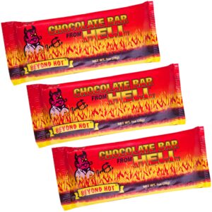 Habanero Gourmet Chocolate Bar - 3 Pack - 1oz - Milk Chocolate with Habanero Peppers