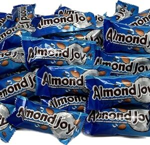 Almond Joy Candy bars - Value Pack Coconut Candy in Bulk - Individually Wrapped - Milk Chocolate Coconut Filled Snack Size Treats - 1 lb