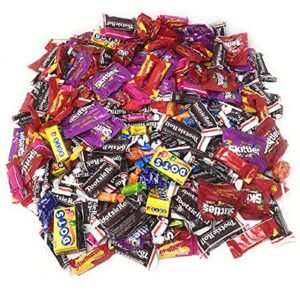 Assorted Bulk American Candy 11.25 Lb - Starburst FaveReds, Skittles, Tootsie Rolls & More
