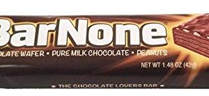 BarNone Chocolate Bar - 12ct. Chocolate Lovers Bar, Wafer, Milk Chocolate, Peanuts, 1.48 oz