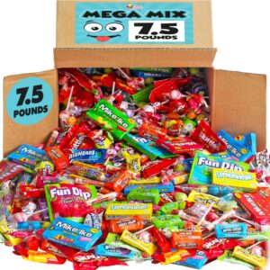 Bulk Candy Assortment 7.5 Pounds - Perfect for Graduation, Birthdays, Pinatas, and More