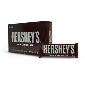 Bulk Candy HERSHEY'S 1.55oz Milk Chocolate Bars - 36 Count Box - Free Cold Packaging WH Candy 1 Box