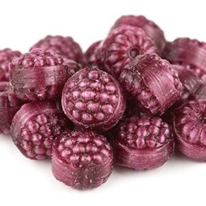 Bulk Candy Primrose Red Raspberries Filled Hard Candy - 2 Pounds, Chewy Raspberry Filling