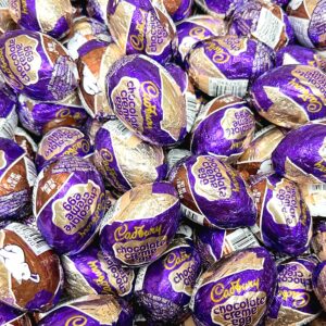CADBURY CHOCOLATE CREME EGGS, Rich Milk Chocolate Shell, Decadent Filling, 42 Count Pack