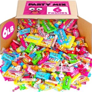 Candy Bulk - 6 POUNDS - Summer Camp Individually Wrapped Candies - Party Filler Mix