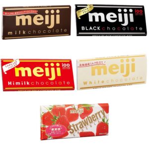 Cho-co-late Assortment 1.4oz 5Types Japanese Bar Of Cho-co-late Ninjapo