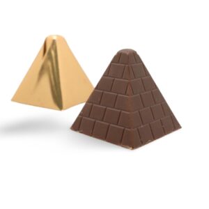 Chocolate Pyramid Praline with Nuts, 1 LB - OMNIYA Delicacy, GMO-Free, Alcohol & Pork Free