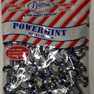 Diana Powermint Candy - 220g (24 Pack) for Coughs, Sore Throat & Sinuses - 0% Fat, Cholesterol, Sodium