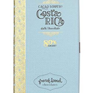 FRENCH BROAD CHOCOLATES Costa Rica 80% Dark Chocolate Bar - 2.1 OZ