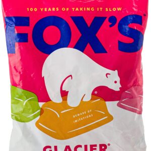 Fox's Glacier Assorted Fruit Boiled Sweets, 200g Bag - No Artificial Colors, Individually Wrapped