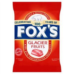 Fox's Glacier Fruits 130g Pack of 2 - 6 Flavours Made with Real Fruit Juice, Vegetarian Friendly