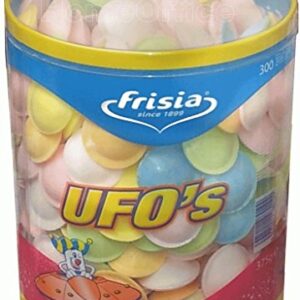 Frisia UFO's British Flying Saucers Candy x 600 - Unique Sour Powder Filling Treats