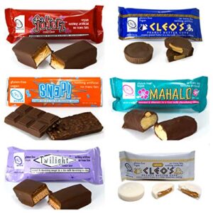 Go Max Go Vegan Candy Bar Variety Pack 6-Pack Plant Based Gluten-Free Non-GMO No Corn Syrup
