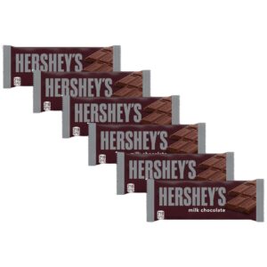 HERSHEY'S Milk Chocolate Candy Bars, 1.55 oz (6 Count) - JÁCLER