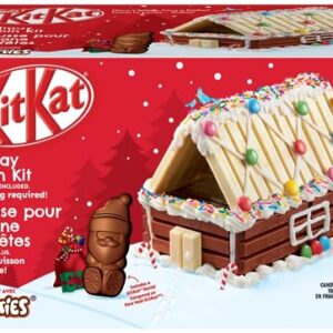 KIT KAT NESTLÉ Chocolate Cabin Kit, 800g - All in One Gingerbread House Kit - Perfect for Christmas - Peanut Free