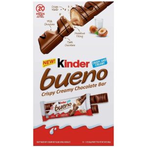 Kinder Bueno Crispy Hazelnut Chocolate Bar - Dark Chocolate - 30 Oz