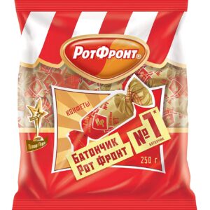 Krasnyi Oktyabr Batonchik Rot Front Original 250g/8.8oz Imported Gourmet Russian Candy Bars UNICONF
