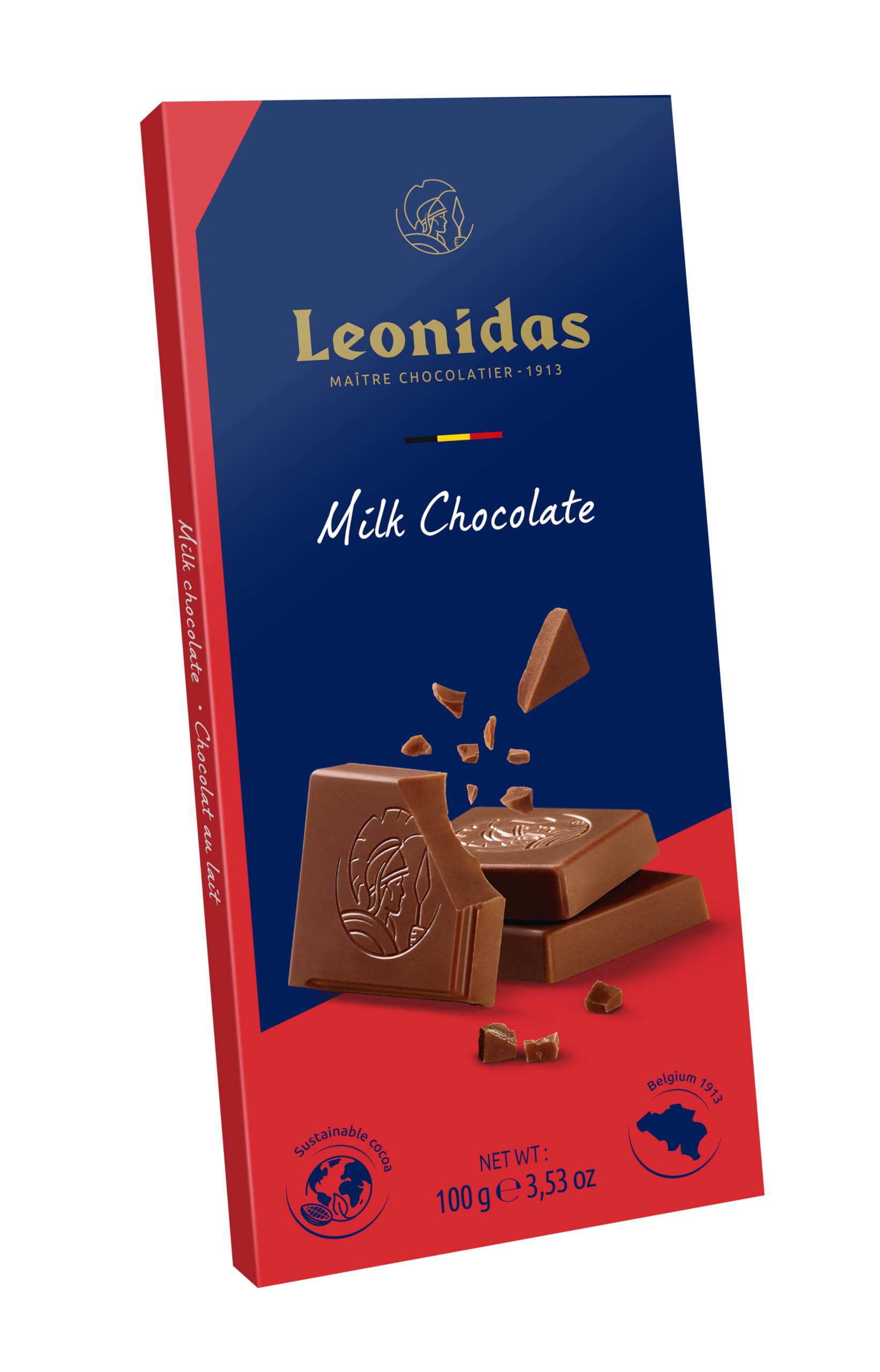 Leonidas Belgian Chocolates Milk Chocolate Bars 30% Cocoa 100 Gr – Nibbleq