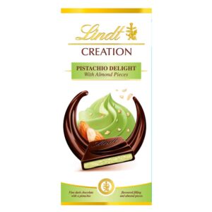 Lindt - Creation - Pistachio Delight with Almond Pieces - 150g - Dark Chocolate