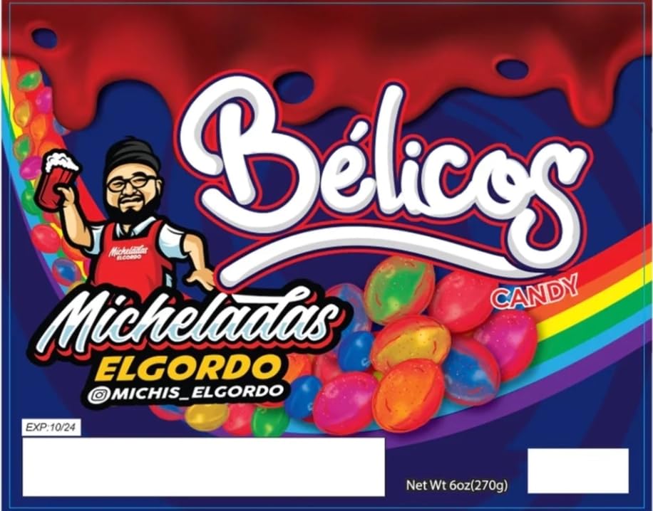 Micheladas El Gordo Chamoy Skittles – Belicos – Delicious Candy with ...