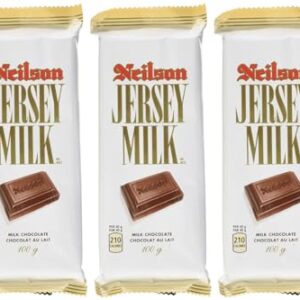 Neilson Jersey Milk Chocolate Bars, Creamy Smooth Taste, 100g/3.5oz, Pack of 3, Imported from Canada
