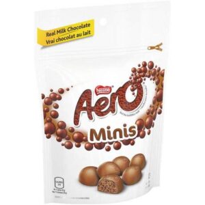 Nestle Aero Milk Chocolate Mini's, 135g/4.8oz, Imported from Canada - Smooth & Creamy