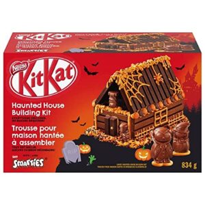 Nestle Kit Kat Halloween Haunted House Building Kit 28.8oz, Imported from Canada, Milk Chocolate, Building Kit, Halloween Theme