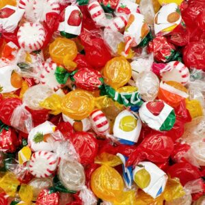 Old-Fashioned Hard Candy Assortment - Peppermint, Ginger, Butterscotch, Cinnamon, 3-Pound Pack