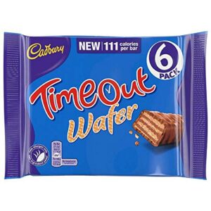 Original Cadbury Timeout Wafer Pack Imported from the UK, England Cadburys Time Out Pack - British Chocolate Brand