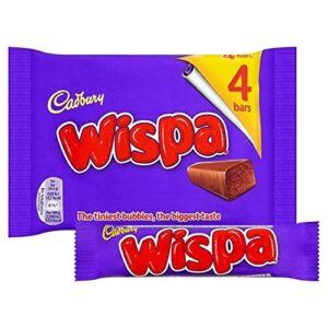 Original Cadbury Wispa Chocolate Bar Pack 4 Pack_AB Imported UK England Milk Chocolate Crispy Wafer