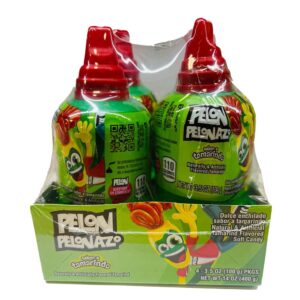 Pelon Pelonazo Tamarind Flavor Jumbo Size Candy - 4 Count (3.5oz) Sweet Enchilado Treat