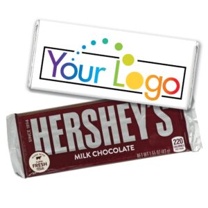 Personalized Logo Chocolate Bars for Corporate Events - 50 Pcs