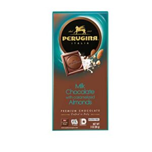Perugina Milk Chocolate Bar with Almonds 3 oz